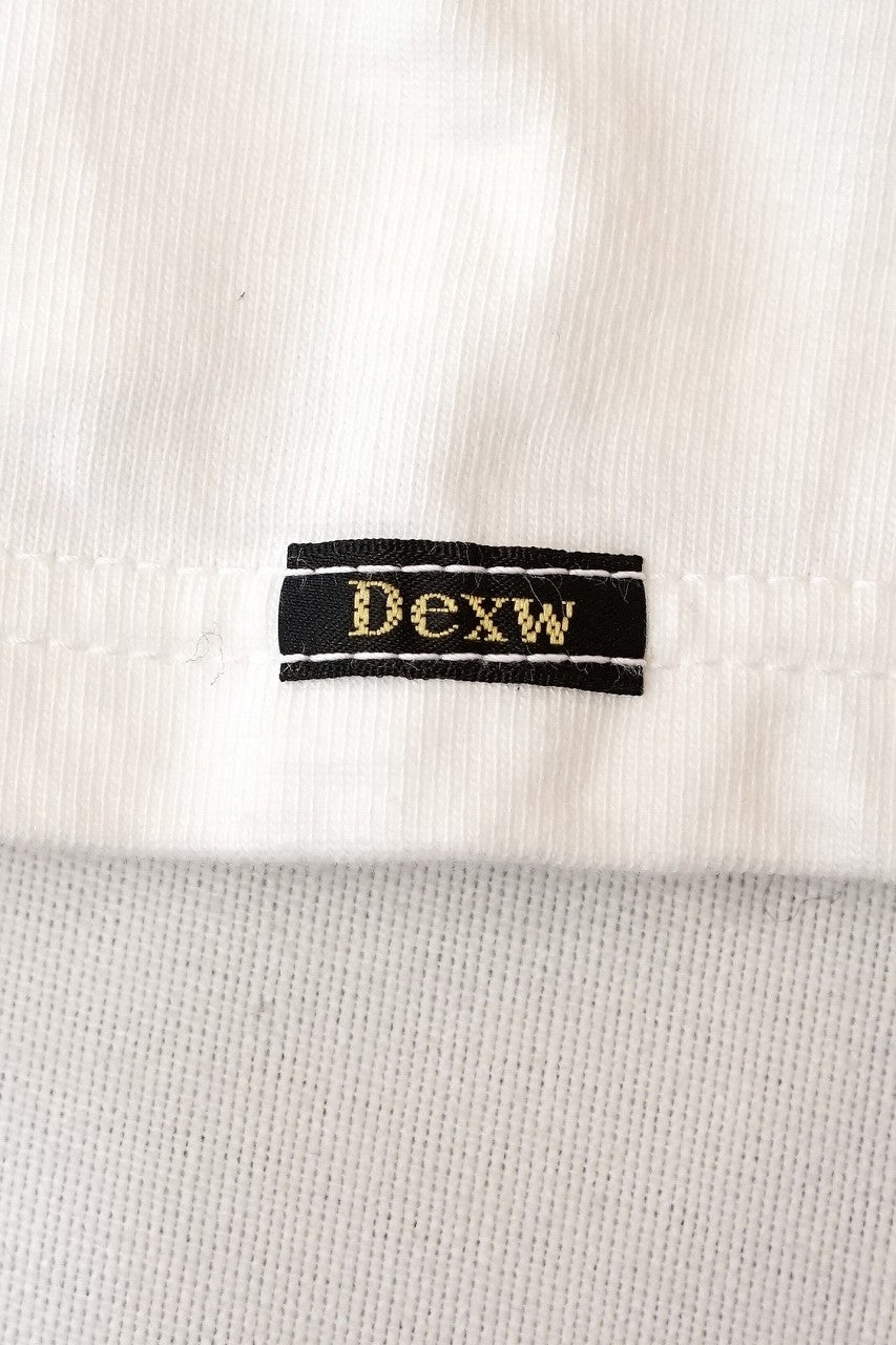 DELUXEWARE (デラックスウエア)　半袖Tシャツ　DXT-2402　"EYES"　ホワイト