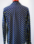 STAR OF HOLLYWOOD (スターオブハリウッド)　長袖オープンシャツ　SH29315　"POLKA DOT"　ネイビー