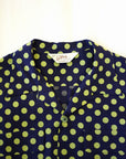 STAR OF HOLLYWOOD (スターオブハリウッド)　長袖オープンシャツ　SH29315　"POLKA DOT"　ネイビー