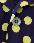 STAR OF HOLLYWOOD (スターオブハリウッド)　長袖オープンシャツ　SH29315　"POLKA DOT"　ネイビー