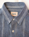 UES (ウエス)　追撚トリプルステッチシャツ　502401　シャンブレー