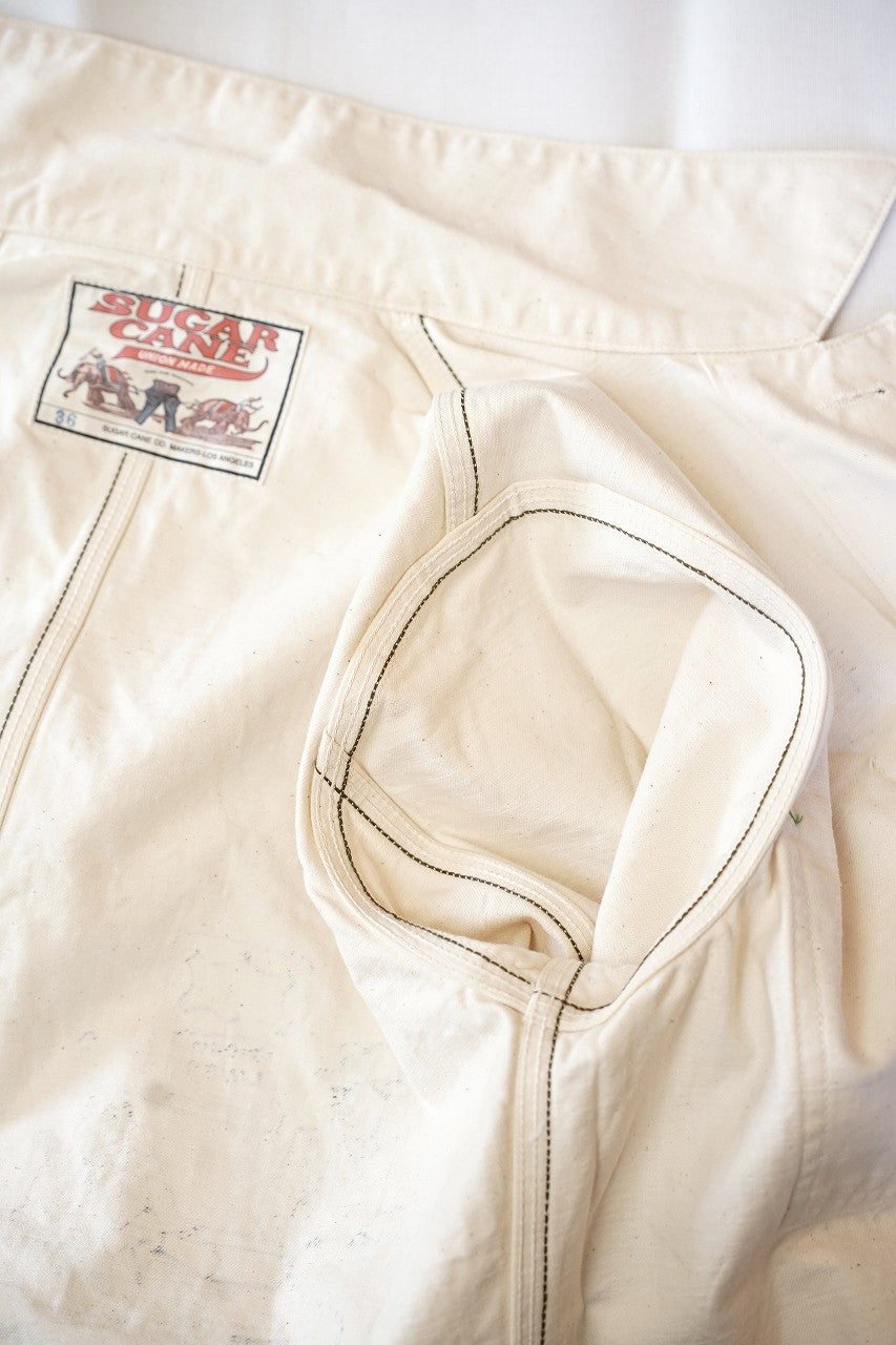 SUGAR CANE (シュガーケーン)　9oz.ツイル・ワークコート　SC15506　"1920's CARTOON WORK COAT"　ナチュラル・ワンウォッシュ