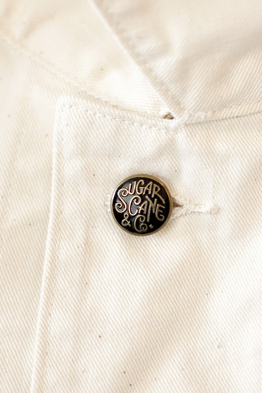 SUGAR CANE (シュガーケーン)　9oz.ツイル・ワークコート　SC15506　"1920's CARTOON WORK COAT"　ナチュラル・ワンウォッシュ