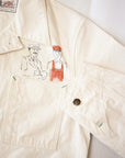 SUGAR CANE (シュガーケーン)　9oz.ツイル・ワークコート　SC15506　"1920's CARTOON WORK COAT"　ナチュラル・ワンウォッシュ