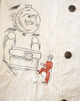 SUGAR CANE (シュガーケーン)　9oz.ツイル・ワークコート　SC15506　"1920's CARTOON WORK COAT"　ナチュラル・ワンウォッシュ