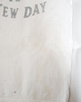 UES (ウエス)　半袖Tシャツ　652408　"NEW DAY"　ホワイト