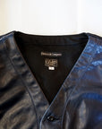 DALEE'S (ダリーズ)　レザーベスト　"Mest.C (メスト.C)"　...Horse Hide Leather Vest　ネイビー