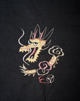 TAILOR TOYO (テーラー東洋)　スカTシャツ　TT79390　"GOLD DRAGON"　ブラック