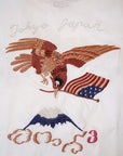 TAILOR TOYO (テーラー東洋)　スカTシャツ　TT79392　"EAGLE & Mt. FUJI"　ホワイト