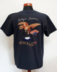 TAILOR TOYO (テーラー東洋)　スカTシャツ　TT79392　"EAGLE & Mt. FUJI"　ネイビー