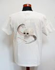 TAILOR TOYO (テーラー東洋)　スカTシャツ　TT79393　"SKULL & SNAKE"　ホワイト