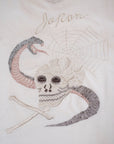 TAILOR TOYO (テーラー東洋)　スカTシャツ　TT79393　"SKULL & SNAKE"　ホワイト