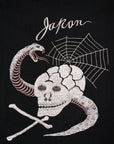 TAILOR TOYO (テーラー東洋)　スカTシャツ　TT79393　"SKULL & SNAKE"　ブラック