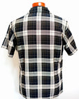 DELUXEWARE (デラックスウエア)　半袖レーヨンシャツ　RCS-04S　"RAYON DUCK SHIRT"　モノクローム