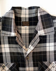 DELUXEWARE (デラックスウエア)　半袖レーヨンシャツ　RCS-04S　"RAYON DUCK SHIRT"　モノクローム