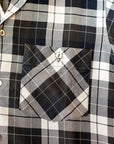 DELUXEWARE (デラックスウエア)　半袖レーヨンシャツ　RCS-04S　"RAYON DUCK SHIRT"　モノクローム