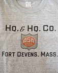 WARE HOUSE (ウエアハウス)　Tシャツ　4601　"HQ.&HQ.CO."　杢グレー