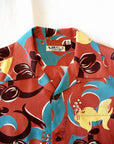 SUN SURF (サンサーフ)　半袖ハワイアンシャツ　SS39228　"MALOLO HAWAII"　レッド