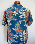 SUN SURF (サンサーフ)　半袖ハワイアンシャツ　SS39221　"GINGER LILY"　ブルー