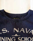 Dapper's (ダッパーズ)　半袖Tシャツ　1700　Military Crew Neck Tee Standard Sewing Model　"U.S.NAVAL USN"　ネイビー/アイボリー