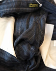 Dapper's (ダッパーズ)　イージーパンツ　1713　"Classical Linen Easy Pants"　ネイビーストライプ