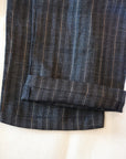 Dapper's (ダッパーズ)　イージーパンツ　1713　"Classical Linen Easy Pants"　ネイビーストライプ