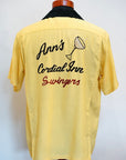 STYLE EYES (スタイルアイズ)　レーヨン・ボウリングシャツ　SE39262　"ANN'S CORDIAL INN"　イエロー