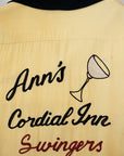 STYLE EYES (スタイルアイズ)　レーヨン・ボウリングシャツ　SE39262　"ANN'S CORDIAL INN"　イエロー