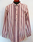 WARE HOUSE (ウエアハウス)　長袖プルオーバーシャツ　3050　"1900'S COLORED BODIES SHIRTS (ROUND COLLAR)"　レッド