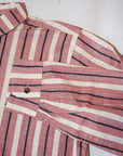 WARE HOUSE (ウエアハウス)　長袖プルオーバーシャツ　3050　"1900'S COLORED BODIES SHIRTS (ROUND COLLAR)"　レッド
