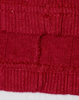 DALEE'S (ダリーズ)　6分袖ヘンリーネックTシャツ　"Rail Nit.D (レイルニット.D)"　...1920s RAIL ROAD KNIT　ダークレッド