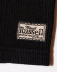 DALEE'S (ダリーズ)　6分袖ヘンリーネックTシャツ　"Rail Nit.D (レイルニット.D)"　...1920s RAIL ROAD KNIT　ブラック