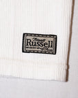 DALEE'S (ダリーズ)　6分袖ヘンリーネックTシャツ　"Rail Nit.D (レイルニット.D)"　...1920s RAIL ROAD KNIT　ホワイト