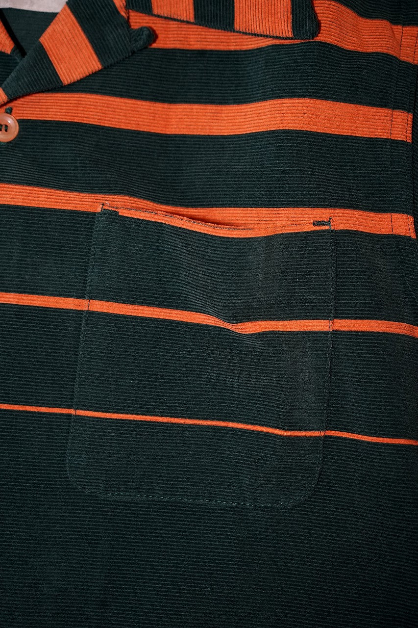 STYLE EYES (スタイルアイズ)　コーデュロイ・スポーツシャツ　SE29383　"STRIPE"　グリーン