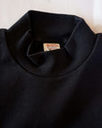 UES (ウエス)　ラマヤーナ・モックネック長袖Tシャツ　64MN　ブラック