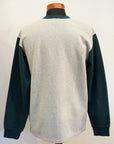 Pherrow's (フェローズ)　裏毛長袖Tシャツ　24W-PMCT1　H.グレー×D.グリーン