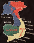 TAILOR TOYO (テーラー東洋)　コットンレーヨン・ベトナムジャケット　TT15547　"VIETNAM MAP (AGING MODEL)"　ブラック