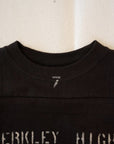 WARE HOUSE (ウエアハウス)　7分袖フットボールTシャツ　4063　"BERKLEY HIGH"　スミクロ
