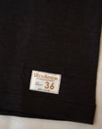 WARE HOUSE (ウエアハウス)　7分袖フットボールTシャツ　4063　"BERKLEY HIGH"　スミクロ