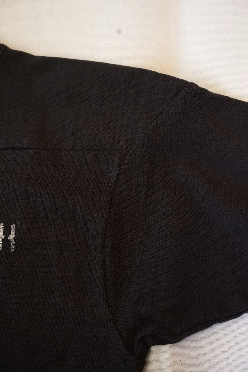 WARE HOUSE (ウエアハウス)　7分袖フットボールTシャツ　4063　"BERKLEY HIGH"　スミクロ