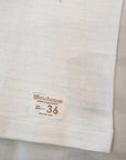 WARE HOUSE (ウエアハウス)　7分袖フットボールTシャツ　4063　"BERKLEY HIGH"　オフ