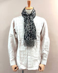 Dapper's (ダッパーズ)　カシミンク・マフラー　1738　"Cashmink Scarf by V.FRAAS"　トープ (レオパード)