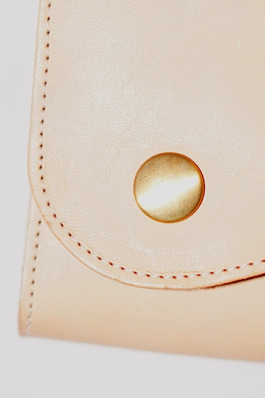 Dapper's (ダッパーズ)　ダブルフラップウォレット　1719　"Horsehide Double Flap Wallet"　ナチュラル