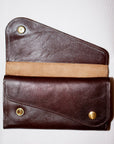 Dapper's (ダッパーズ)　ダブルフラップウォレット　1719　"Horsehide Double Flap Wallet"　ブラウン
