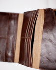Dapper's (ダッパーズ)　ダブルフラップウォレット　1719　"Horsehide Double Flap Wallet"　ブラウン