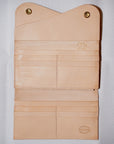 Dapper's (ダッパーズ)　ダブルフラップウォレット　1719　"Horsehide Double Flap Wallet"　ナチュラル