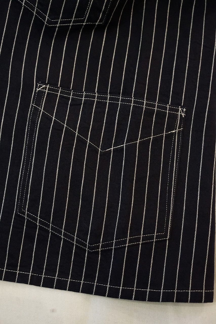 HEAD LIGHT (ヘッドライト)　ストライプデニム・ワークコート　HD15647　"8oz. SPECIAL WOVEN STRIPE DENIM WORK COAT"　ワンウォッシュ