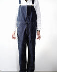 HEAD LIGHT (ヘッドライト)　ストライプデニム・オーバーオール　HD42498　"SPECIAL WOVEN STRIPE DENIM LOW BACK OVERALLS"　ワンウォッシュ