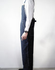 HEAD LIGHT (ヘッドライト)　ストライプデニム・オーバーオール　HD42498　"SPECIAL WOVEN STRIPE DENIM LOW BACK OVERALLS"　ワンウォッシュ