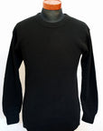 Dapper's (ダッパーズ)　長袖ワッフルTシャツ　1723　"Standard Waffle Crew Neck L/S Tee"　ブラック
